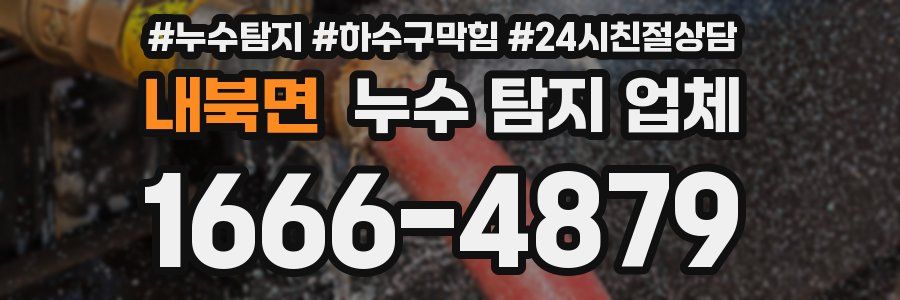내북면 누수 탐지 업체