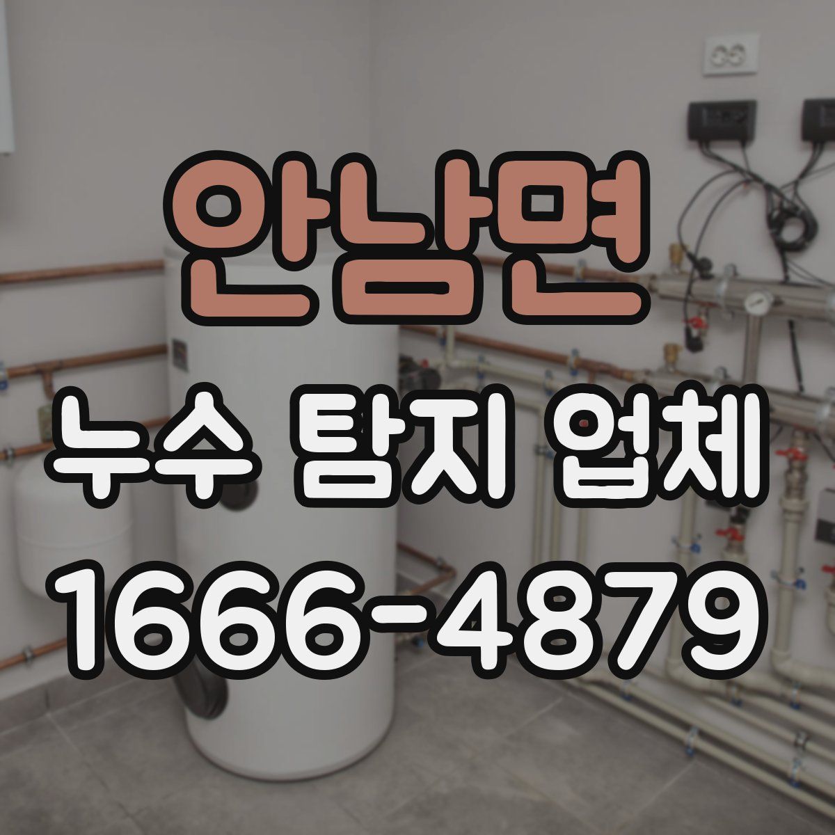 안남면 누수 탐지 업체