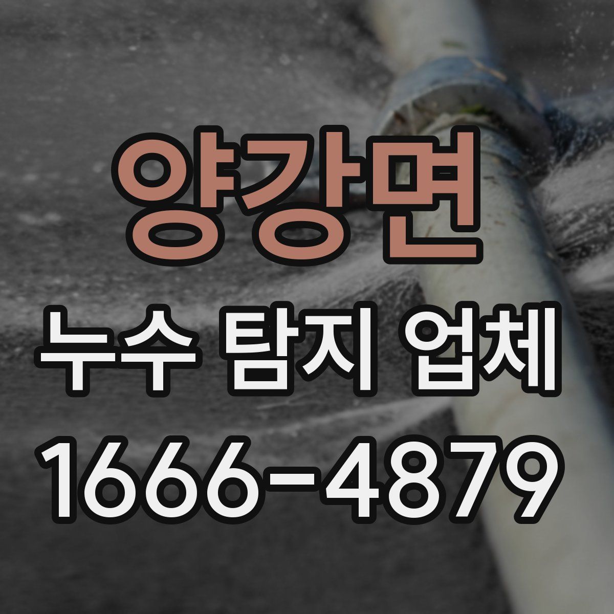 양강면 누수 탐지 업체