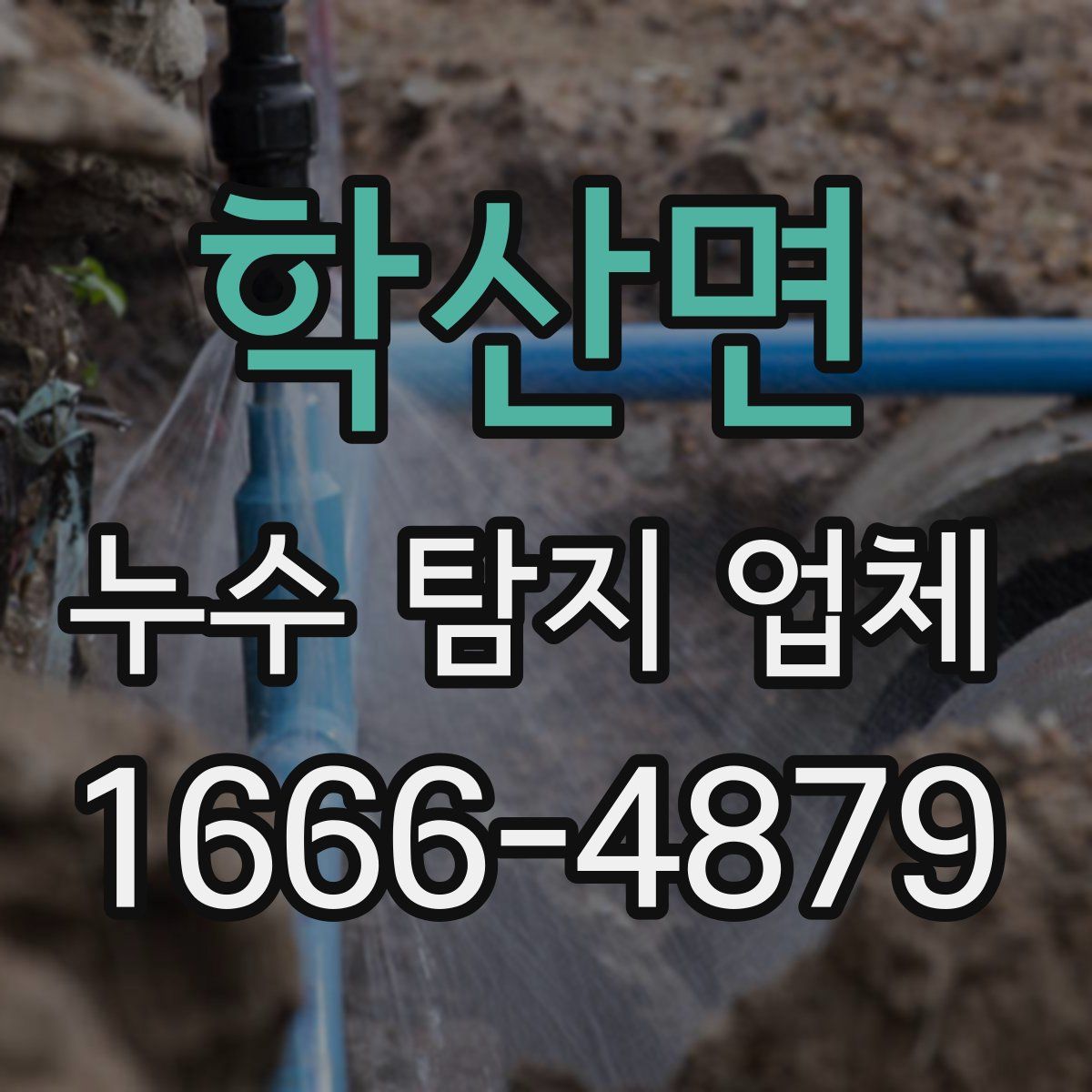 학산면 누수 탐지 업체