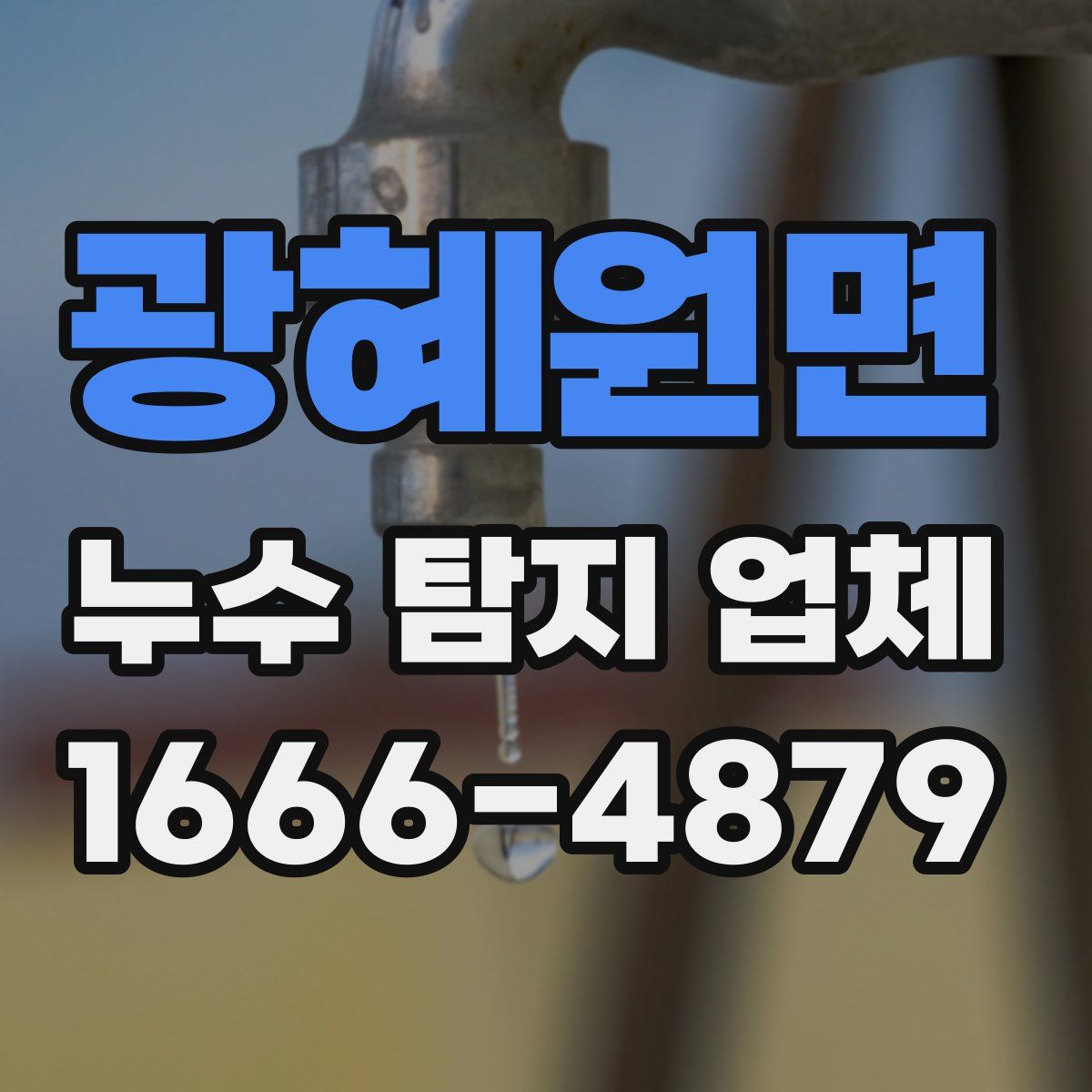광혜원면 누수 탐지 업체