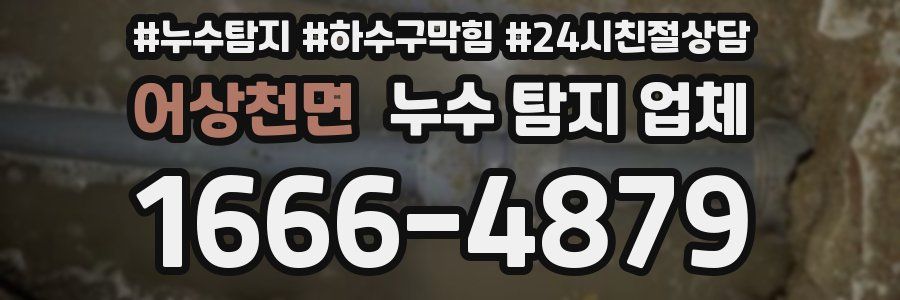 어상천면 누수 탐지 업체