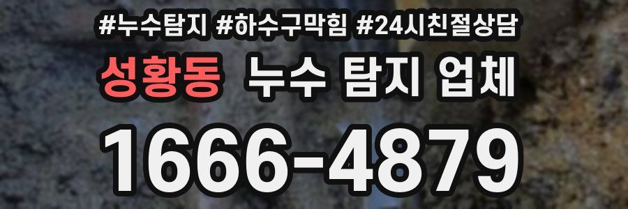 성황동 누수 탐지 업체