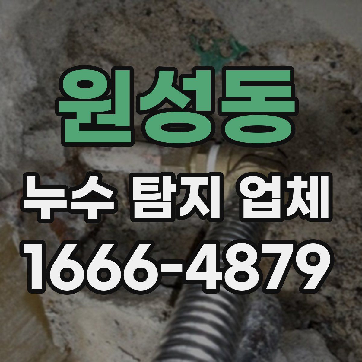 원성동 누수 탐지 업체