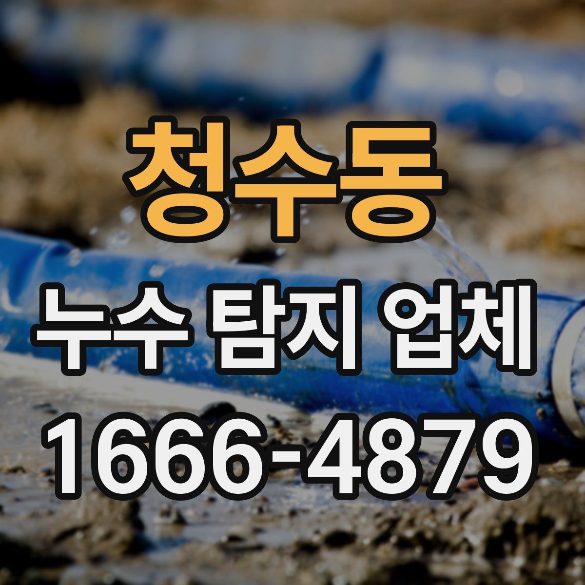 청수동 누수 탐지 업체