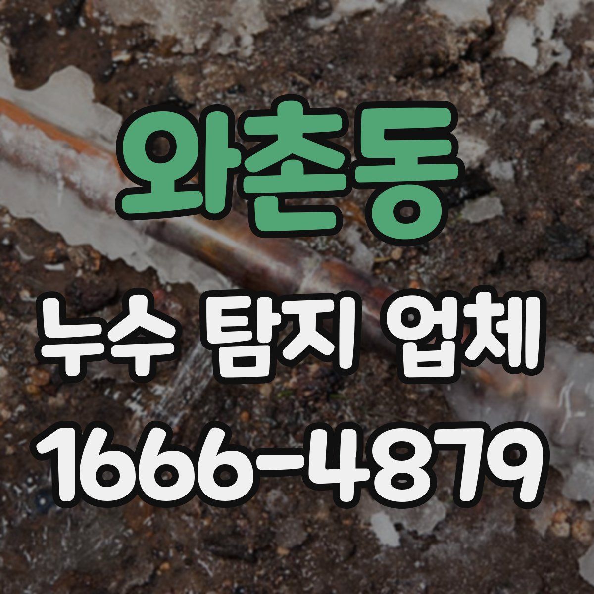와촌동 누수 탐지 업체