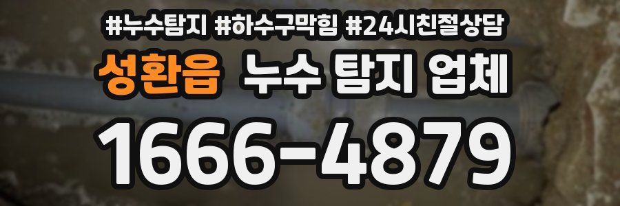 성환읍 누수 탐지 업체