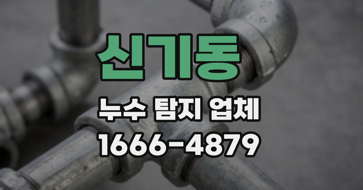 신기동 누수 탐지 업체