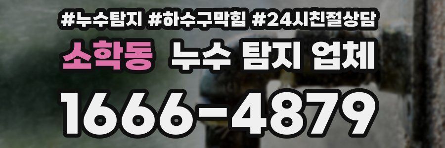 소학동 누수 탐지 업체
