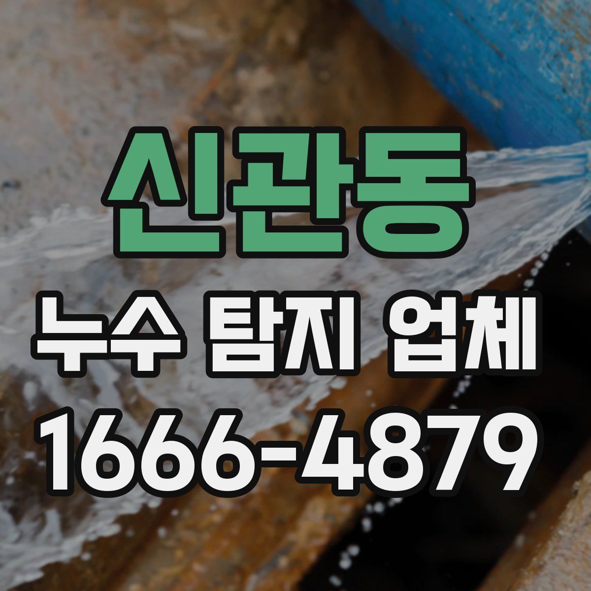 신관동 누수 탐지 업체