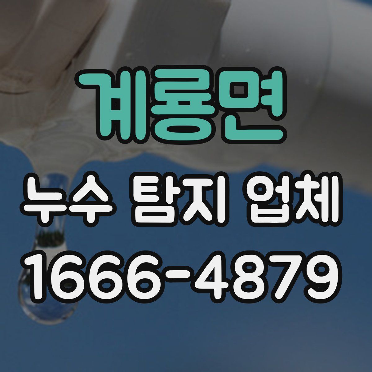 계룡면 누수 탐지 업체