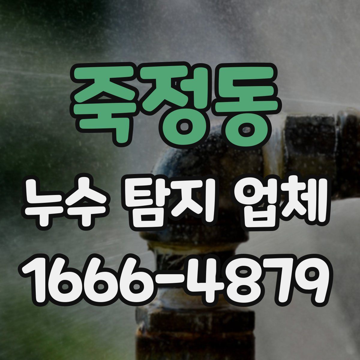 죽정동 누수 탐지 업체