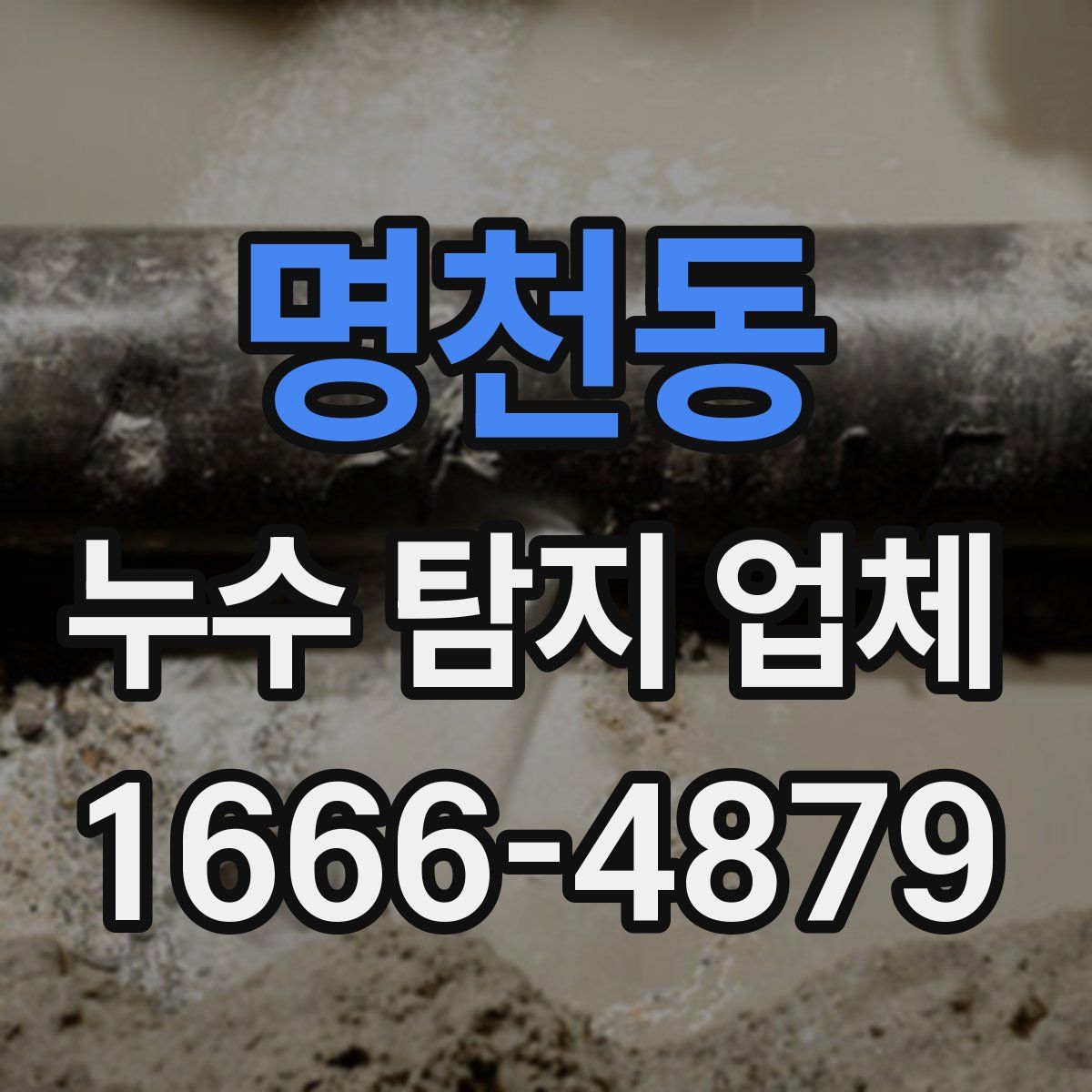 명천동 누수 탐지 업체