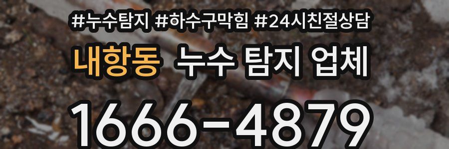 내항동 누수 탐지 업체