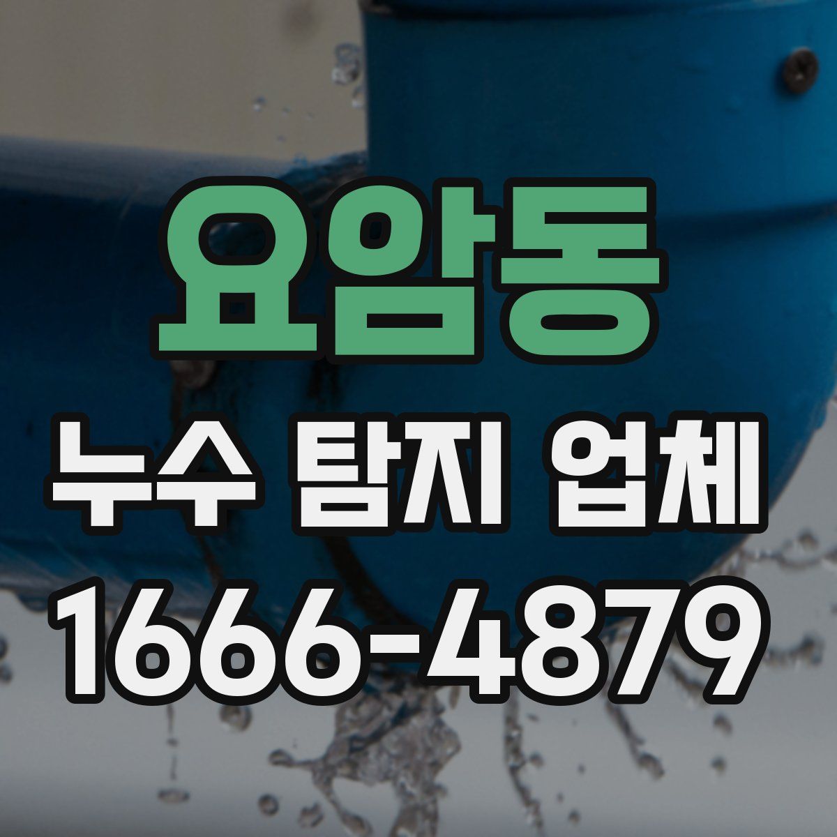 요암동 누수 탐지 업체