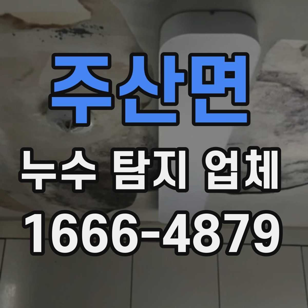 주산면 누수 탐지 업체