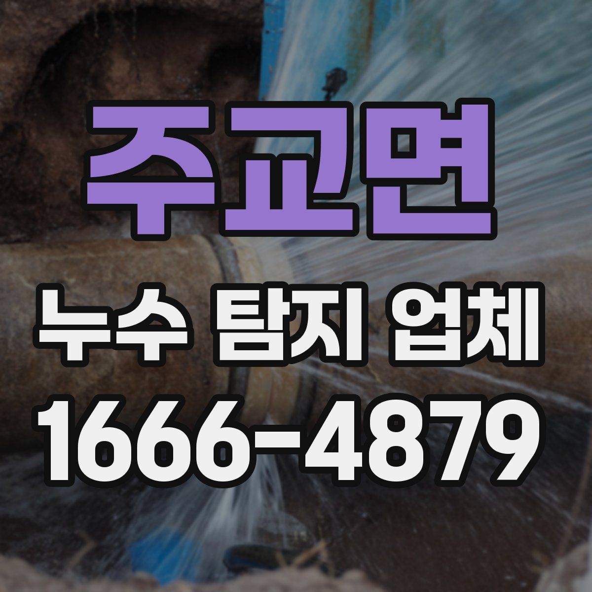 주교면 누수 탐지 업체