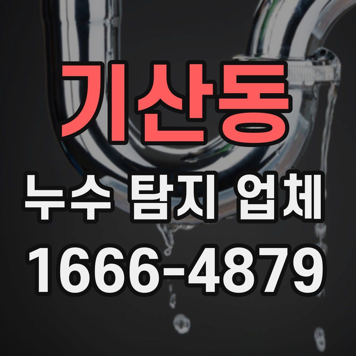기산동 누수 탐지 업체