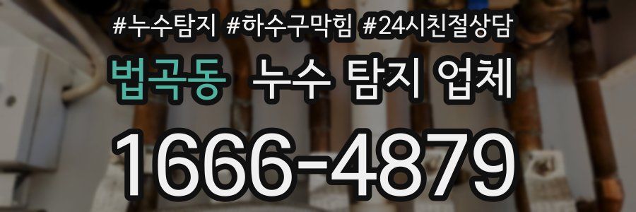법곡동 누수 탐지 업체