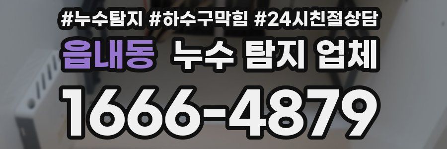 읍내동 누수 탐지 업체