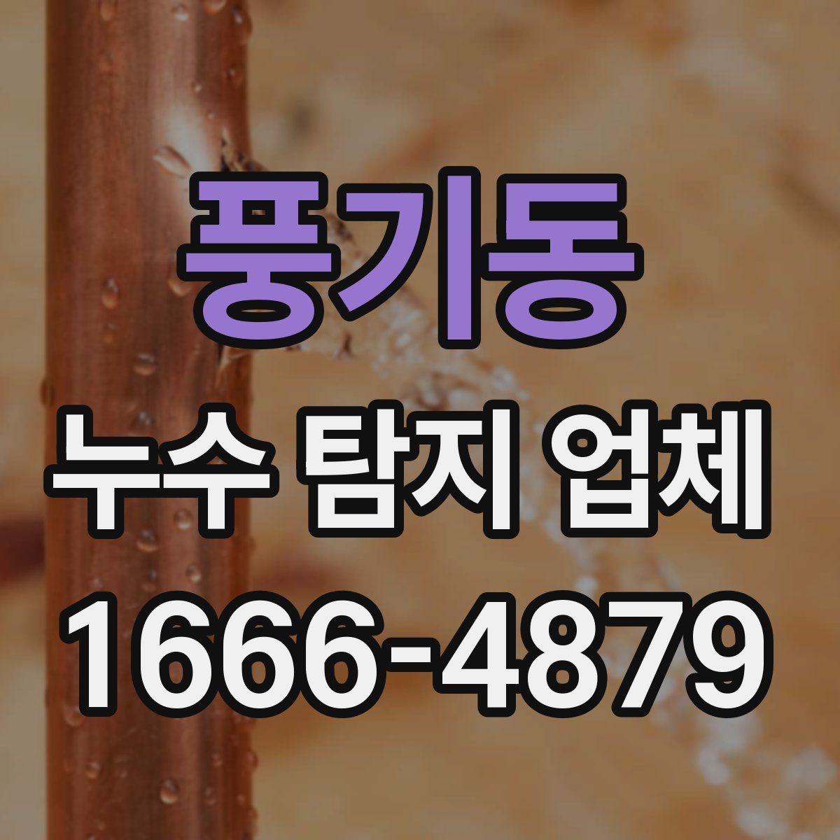 풍기동 누수 탐지 업체