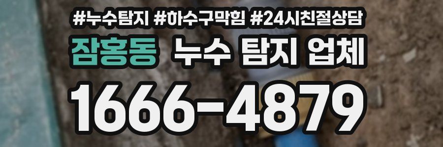 잠홍동 누수 탐지 업체