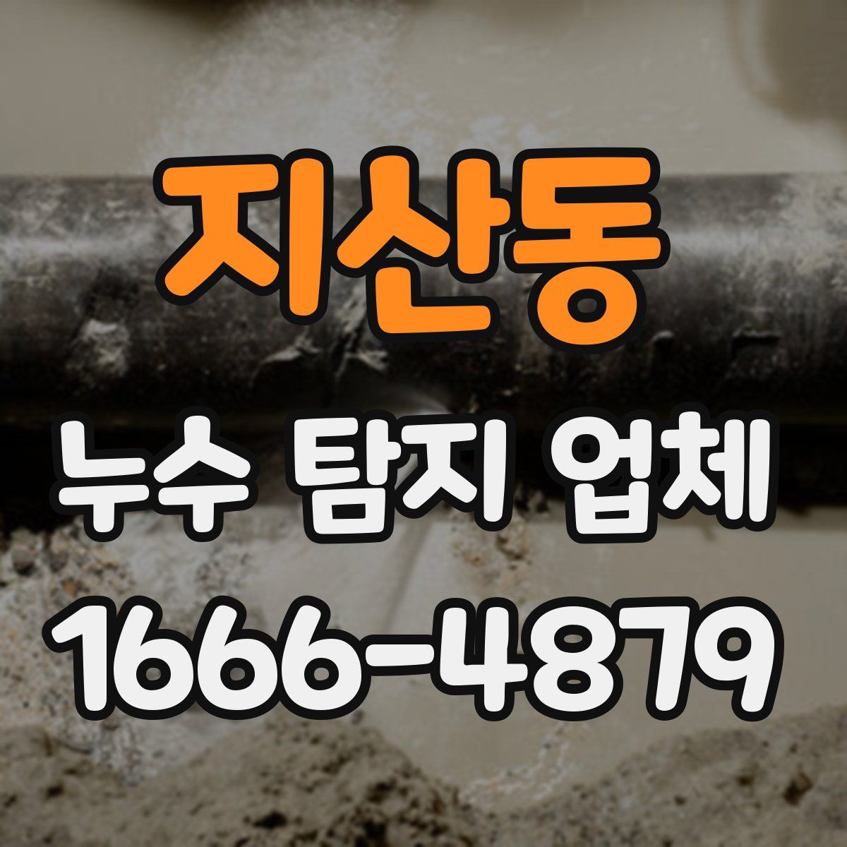 지산동 누수 탐지 업체