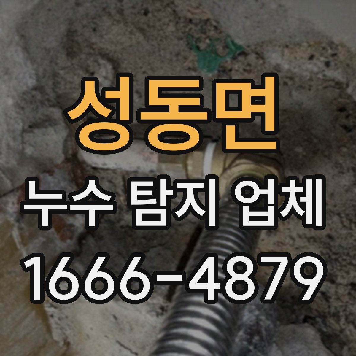 성동면 누수 탐지 업체