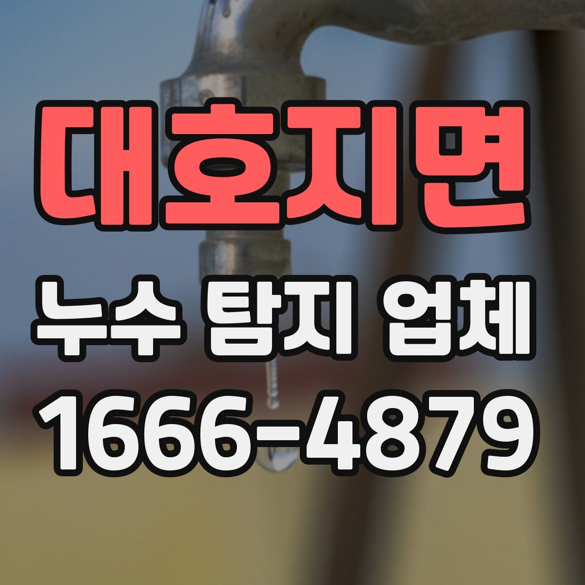 대호지면 누수 탐지 업체