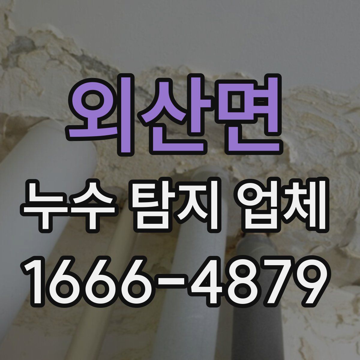 외산면 누수 탐지 업체