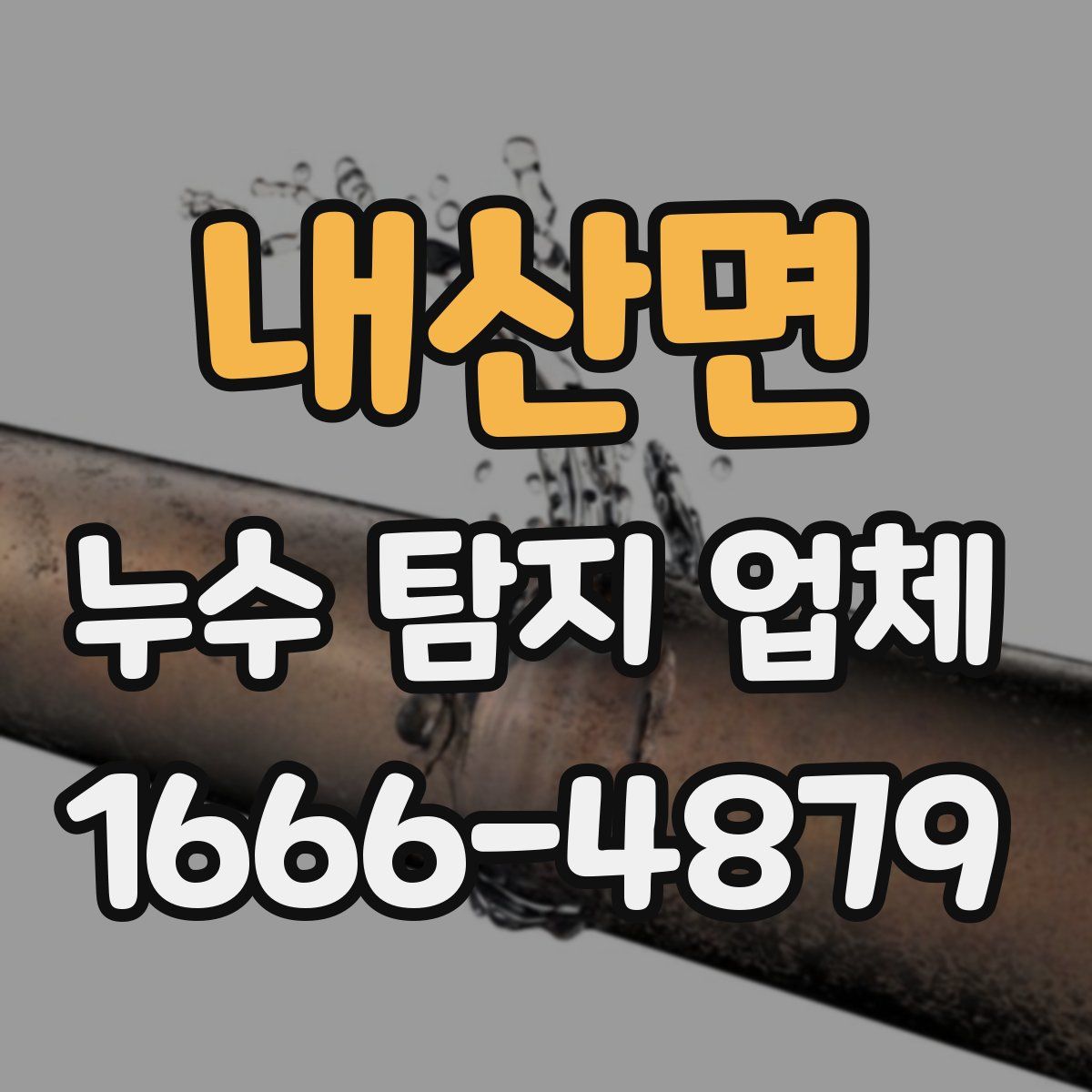내산면 누수 탐지 업체