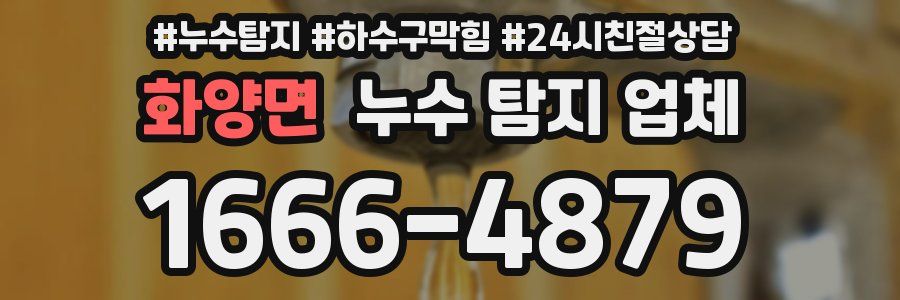 화양면 누수 탐지 업체