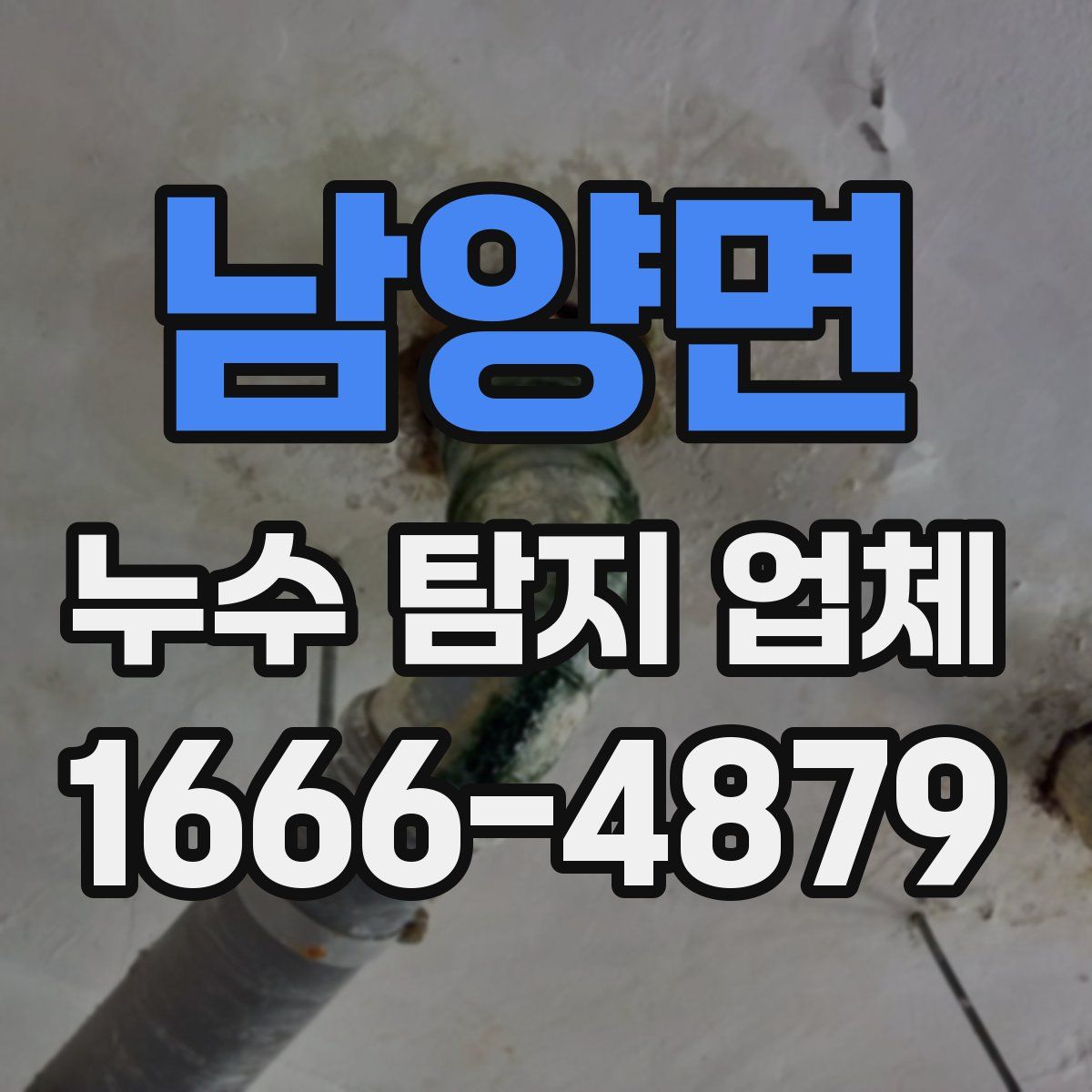 남양면 누수 탐지 업체