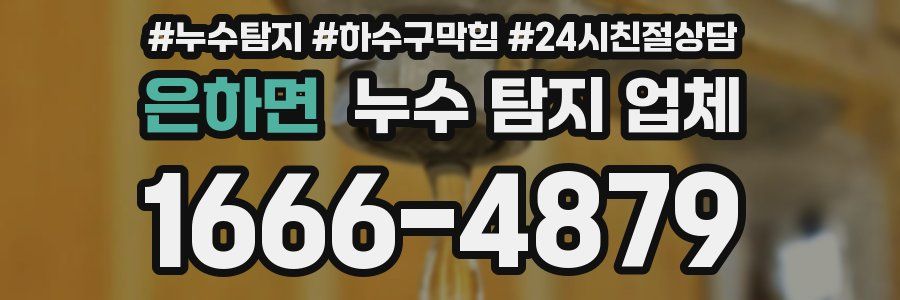 은하면 누수 탐지 업체