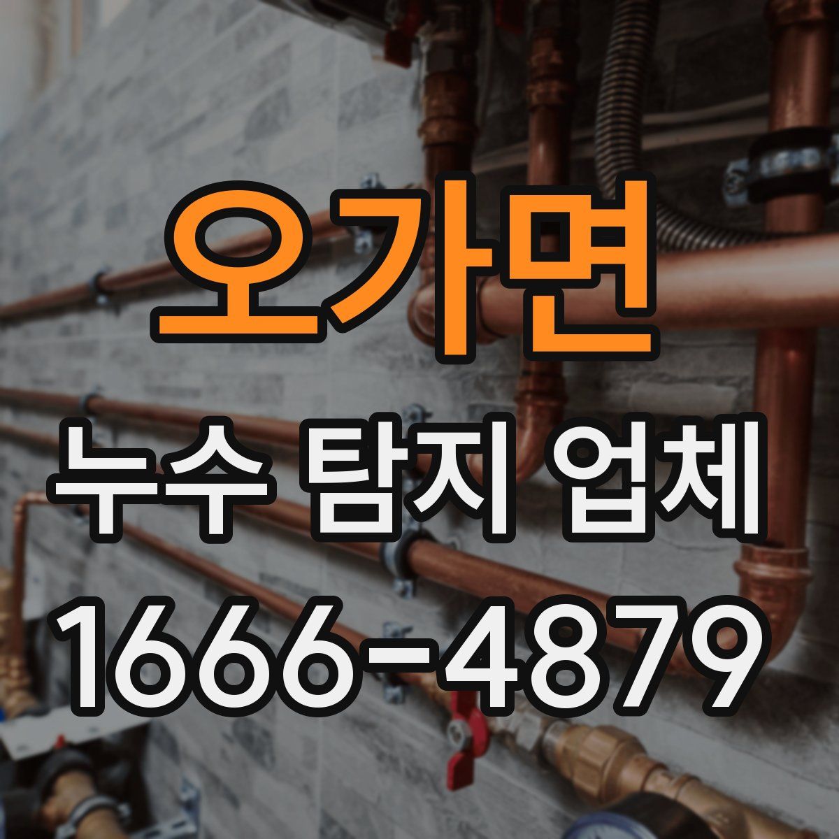 오가면 누수 탐지 업체