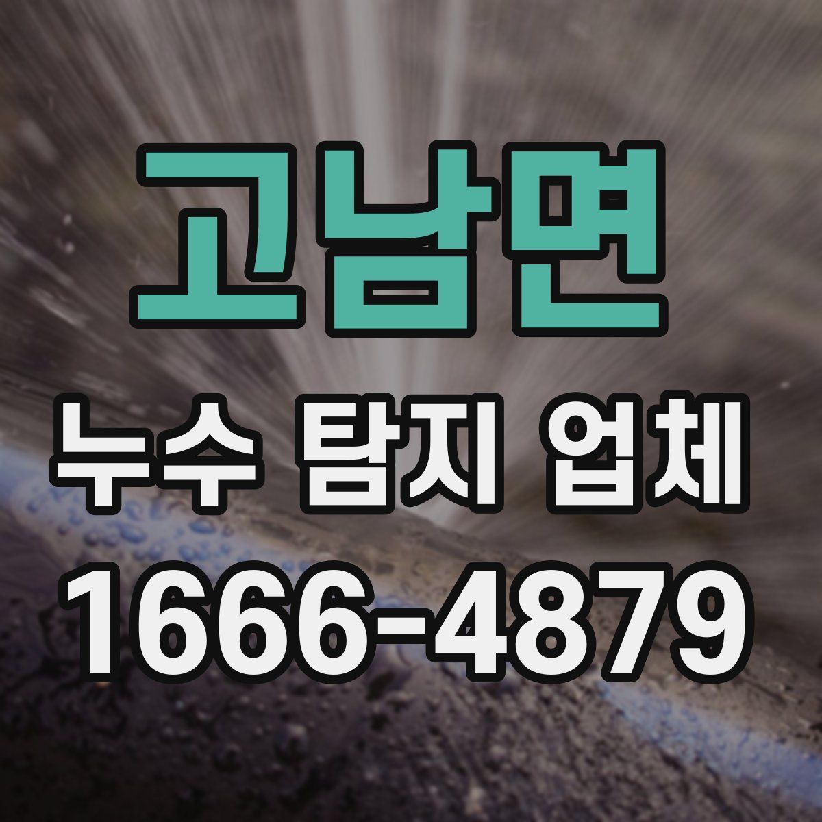 고남면 누수 탐지 업체