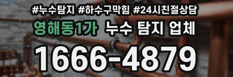 영해동1가 누수 탐지 업체