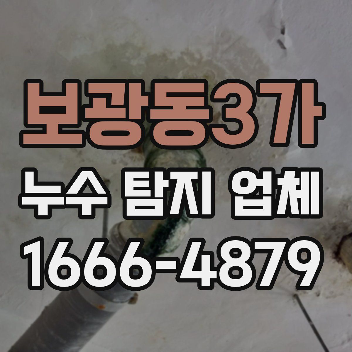 보광동3가 누수 탐지 업체