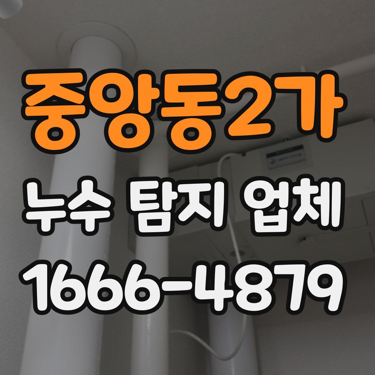 중앙동2가 누수 탐지 업체