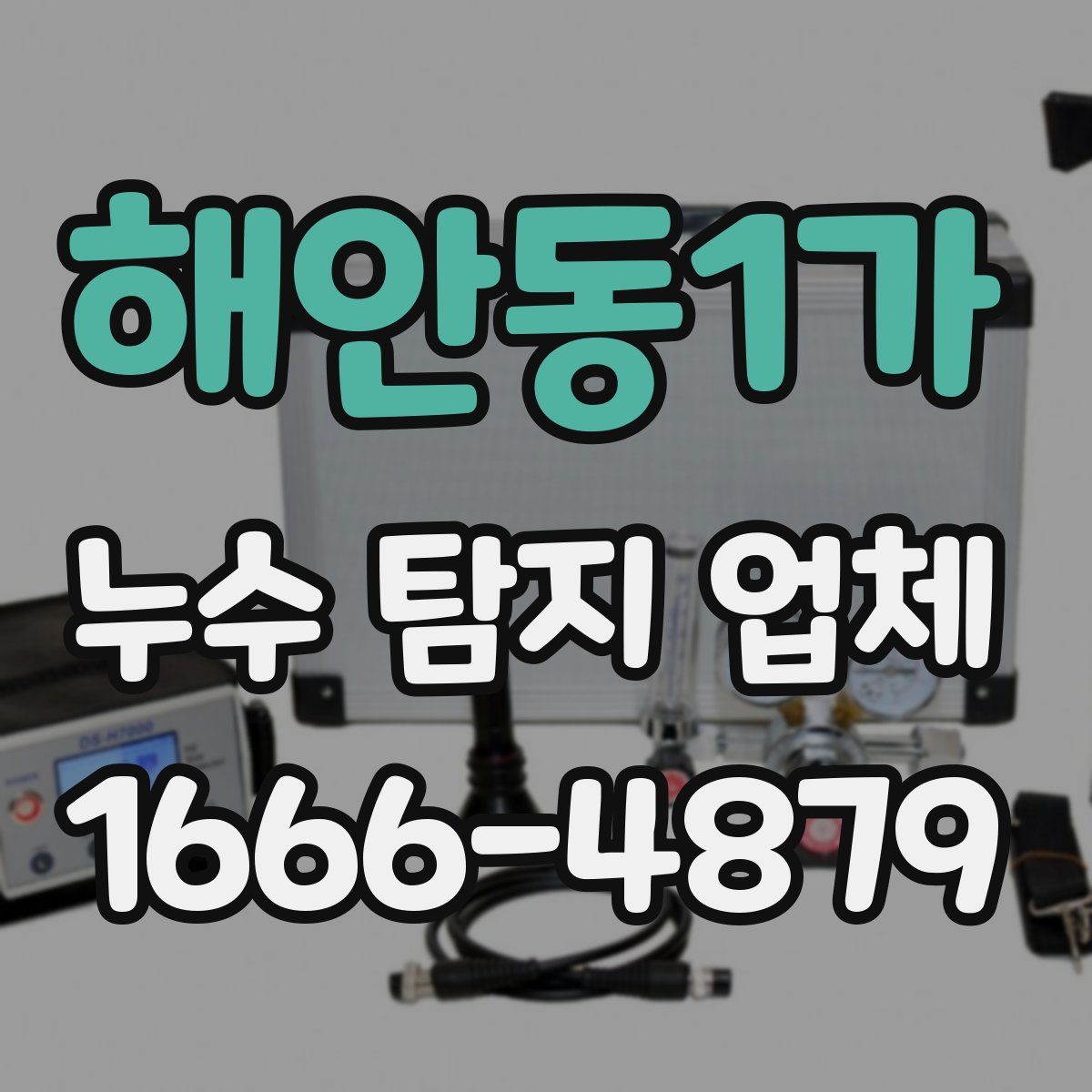 해안동1가 누수 탐지 업체