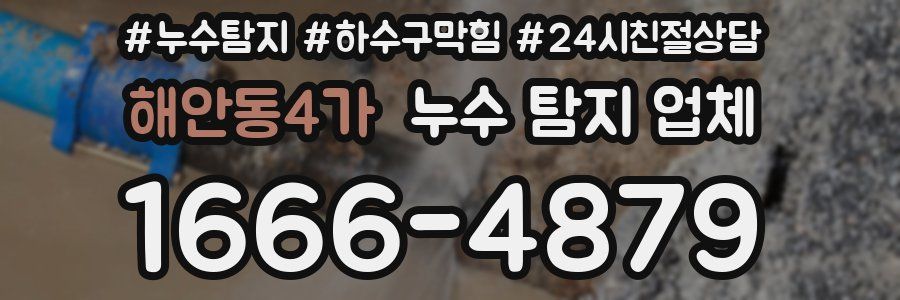 해안동4가 누수 탐지 업체