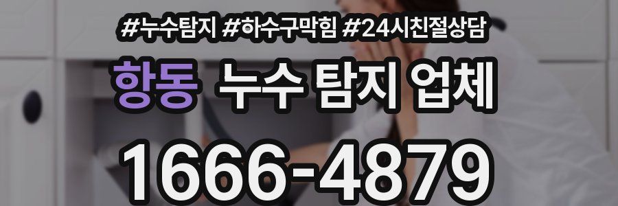 항동 누수 탐지 업체