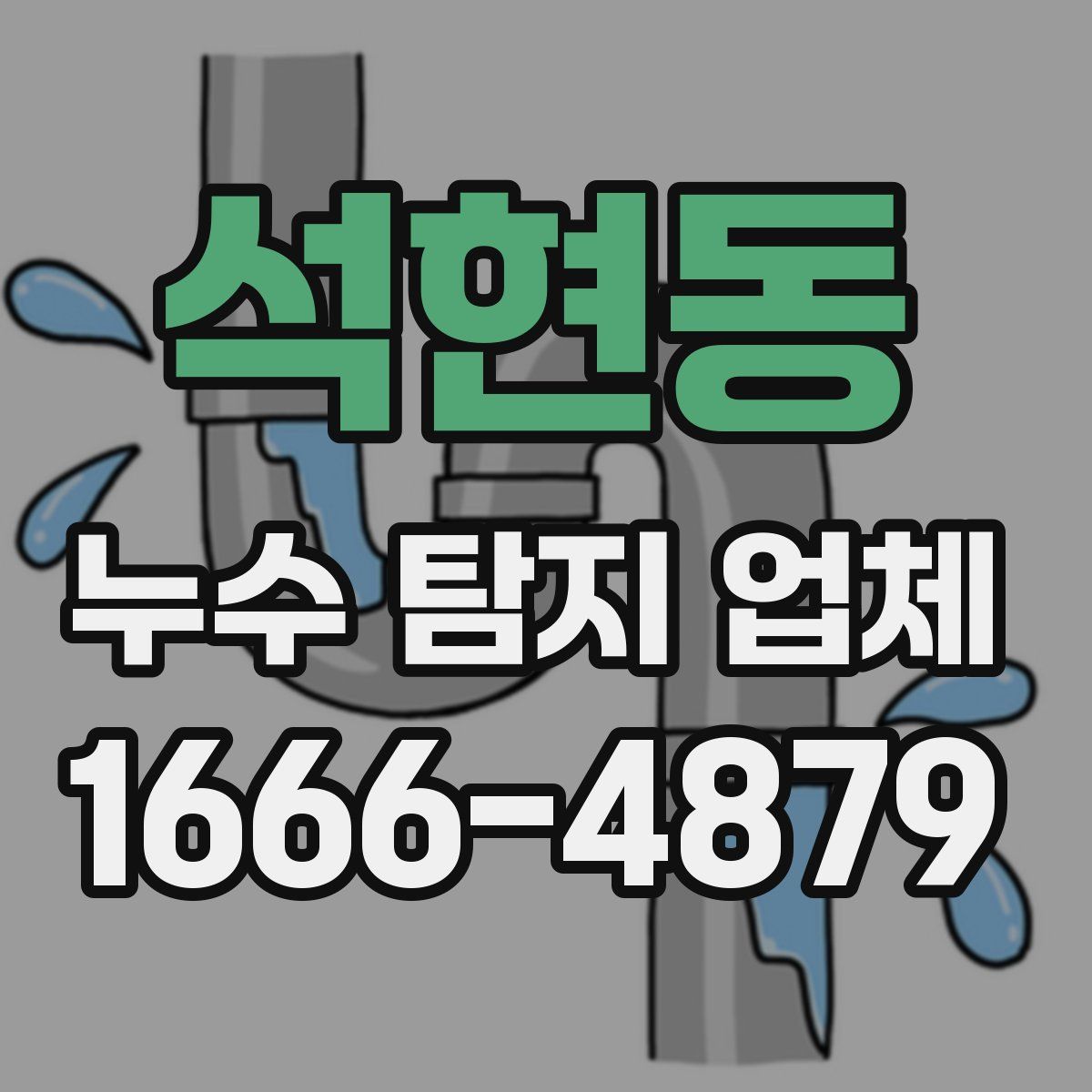 석현동 누수 탐지 업체