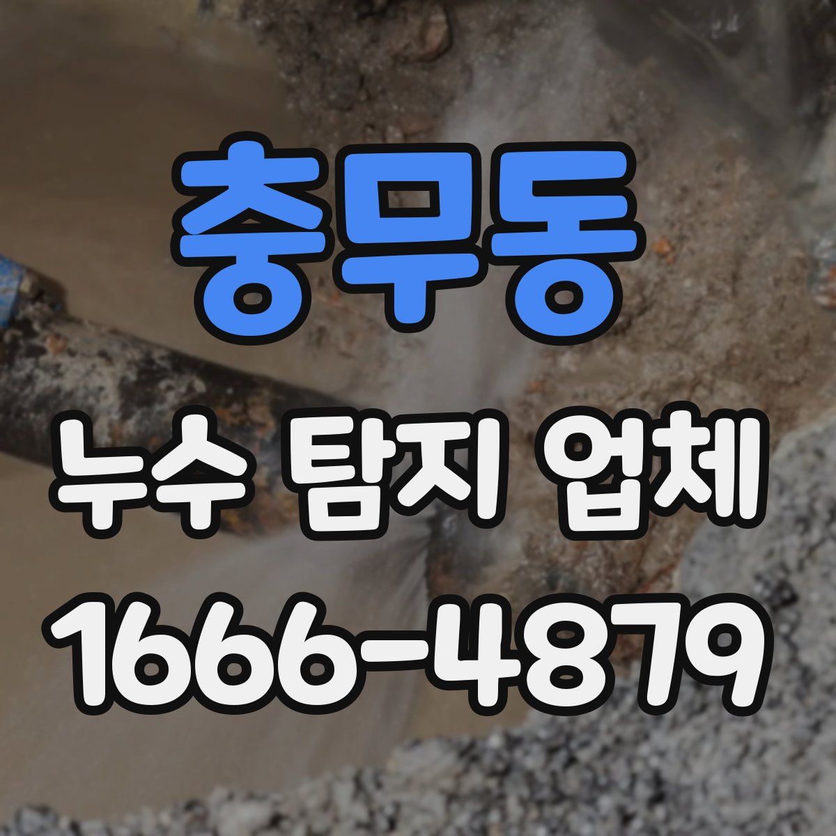 충무동 누수 탐지 업체