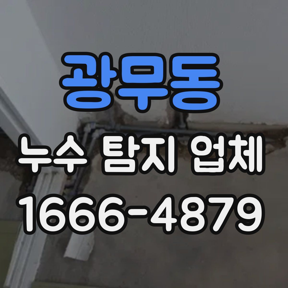 광무동 누수 탐지 업체