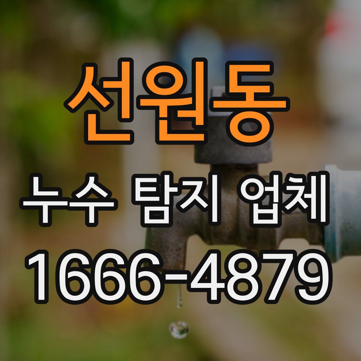 선원동 누수 탐지 업체