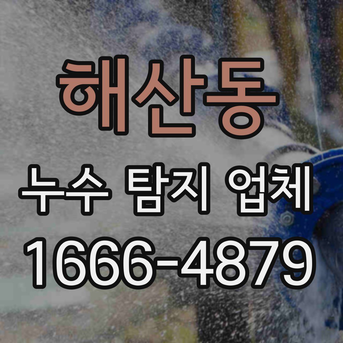 해산동 누수 탐지 업체