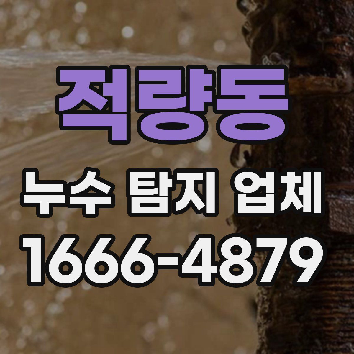적량동 누수 탐지 업체