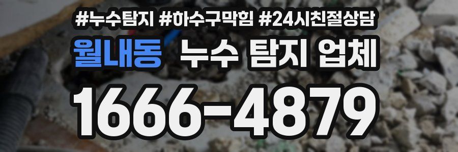 월내동 누수 탐지 업체