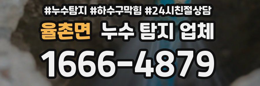 율촌면 누수 탐지 업체